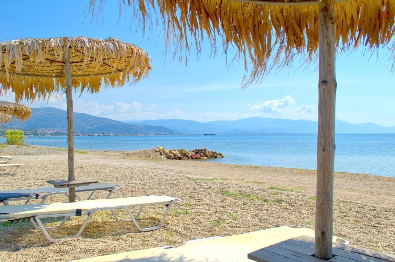 Epipleon Luxury Suites -102- Δωμάτιο 45Τμ Με Βεράντα 35Τμ Μπροστά Στη Θάλασσα Навпакт Екстер'єр фото